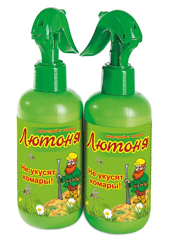 Лютоня АКВА спрей от комаров